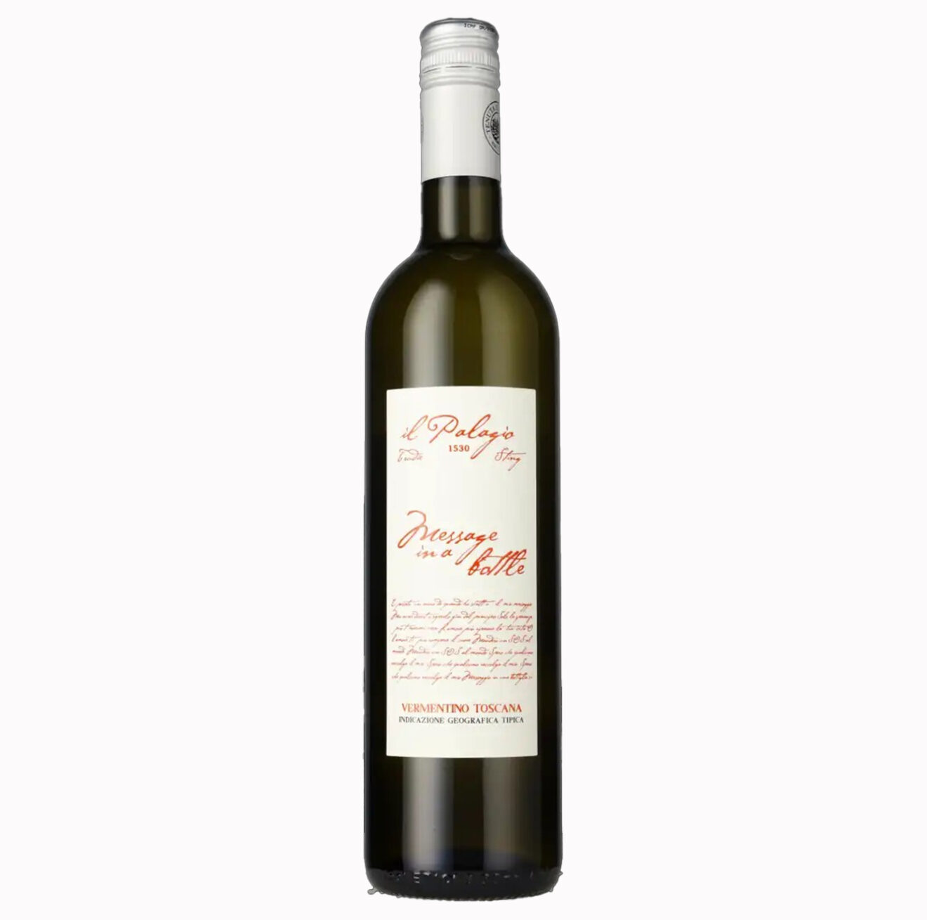 2022 Message in the Bottle Bianco Toscana  II Palagio - ØKO